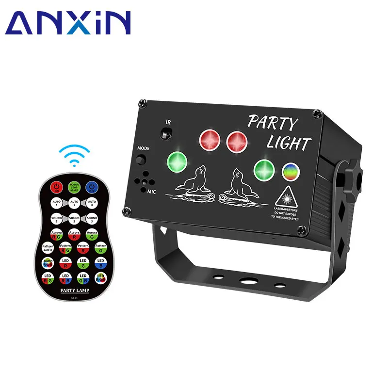 UV Remote projector RGB DJ beam Christmas light Projector Mini disco laser light show party laser light