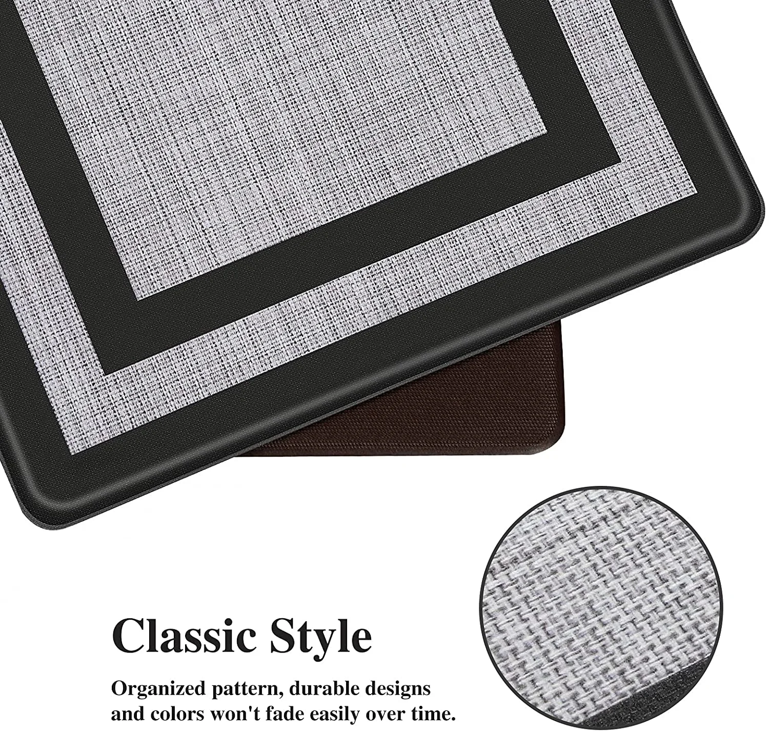 New Design Anti fatigue mats kitchen rugs waterproof kitchen mats and rugs