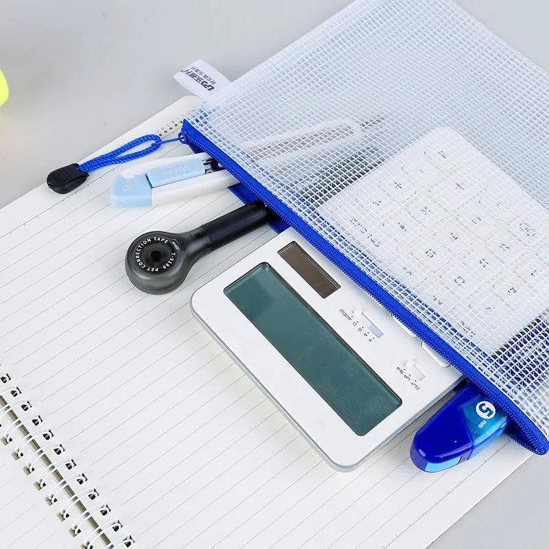 Factory Price  Custom Plastic Poly Zip Lock Envelope File Folder A4 Holder Bag USB Flash Drives Storage Case