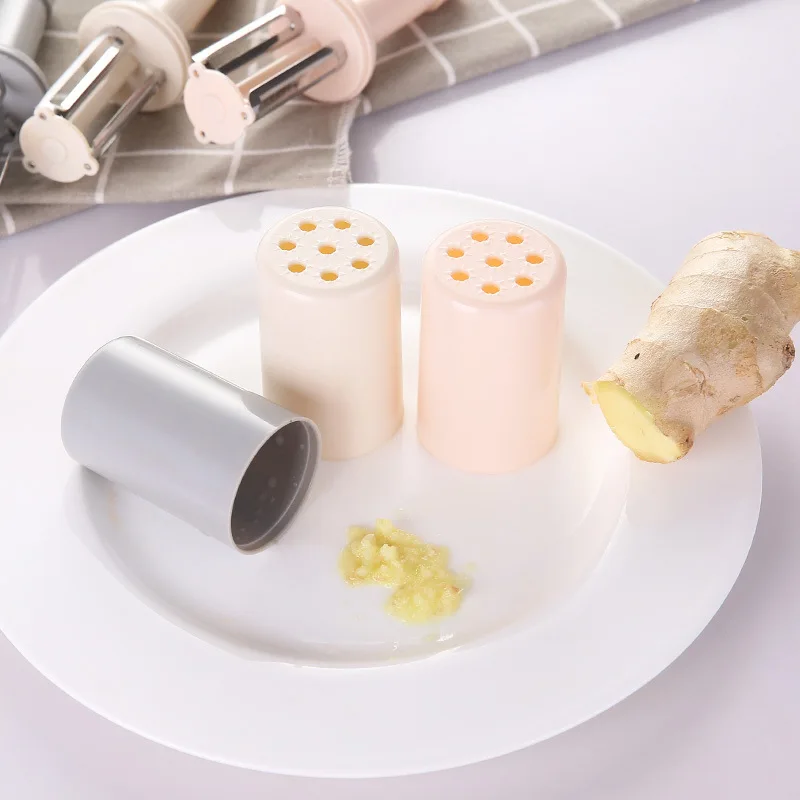 Can Store Fruit And Vegetable Grater Peeling Knife Handle Multi Function Three Knife Head With Grinding Ginger And Garlic
