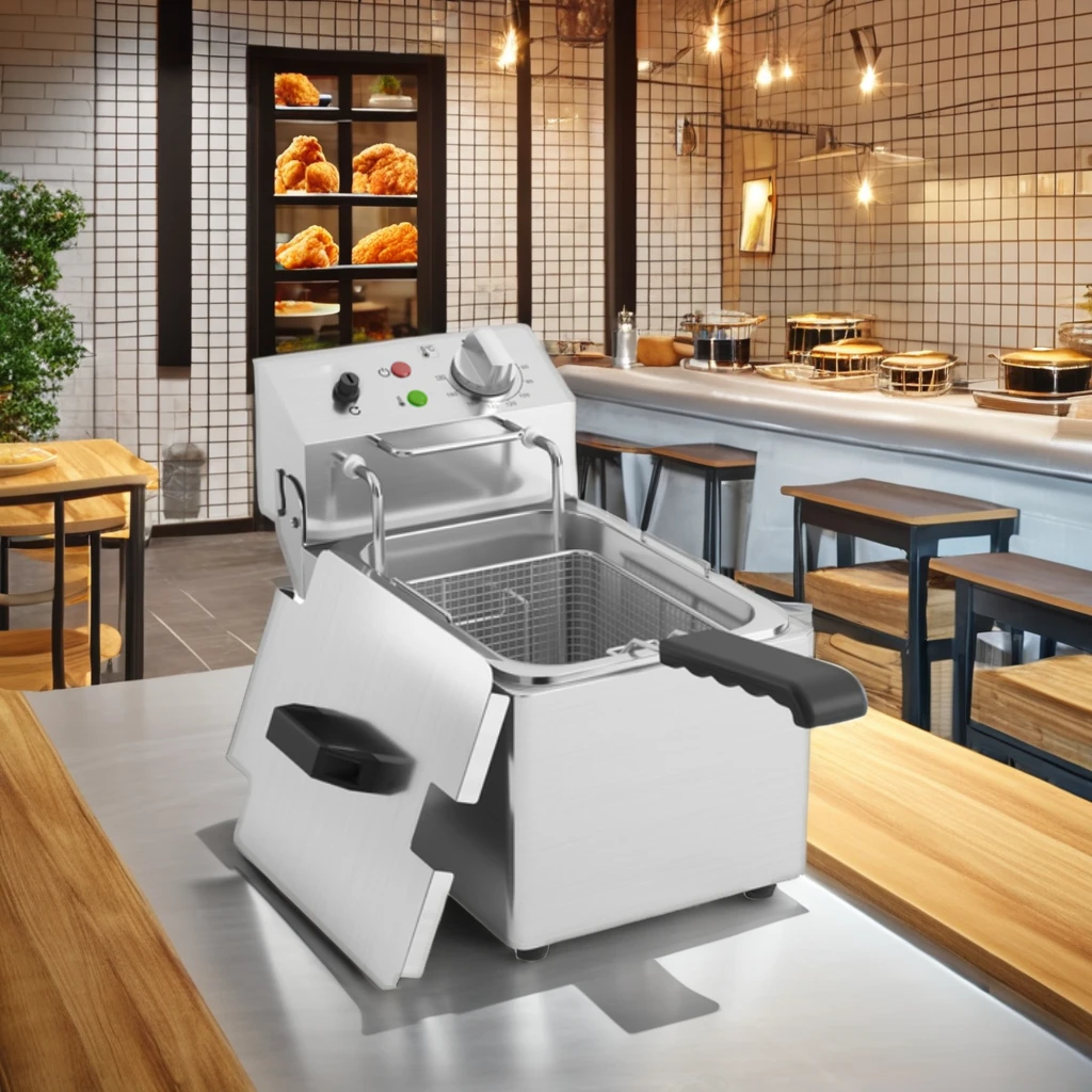 Wholesale Electric Deep Fryer Stainless Steel Commercial French Fries Fryer for Restaurant Home Hotels Food Shops