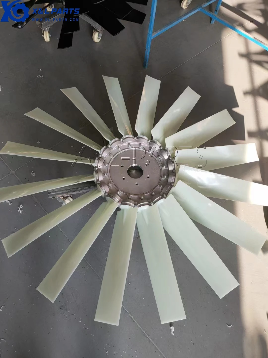 Factory advancedX&L customized construction machinery radiator fan blade for heavy construction machinery equipment, excavator,