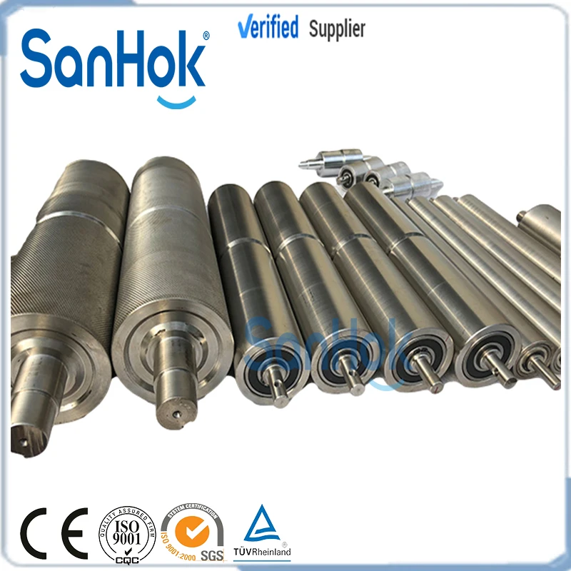 Heavy Duty Loading Capacity Knurled Driven Machined Conveyor Pulley For Roller Conveyor System