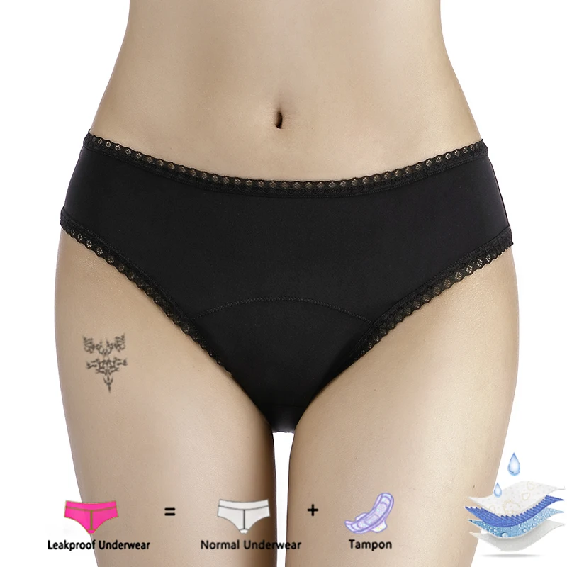 2022new wholesale Leak Proof women lady cotton menstrual 4 layers absorbent period panties underwear
