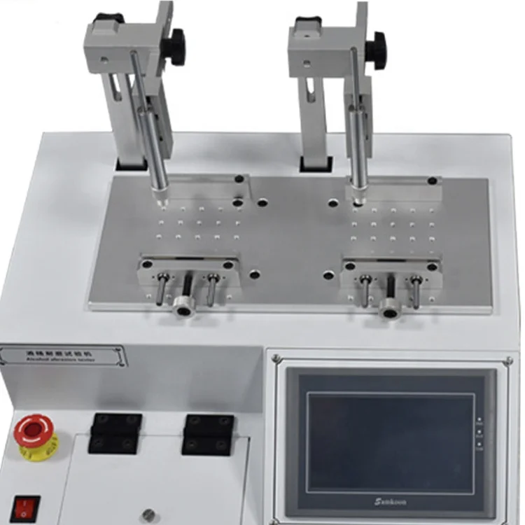 Touch screen Rubber Abrasion Tester Multi-functional Alcohol Abrasion Tester Wear Tester