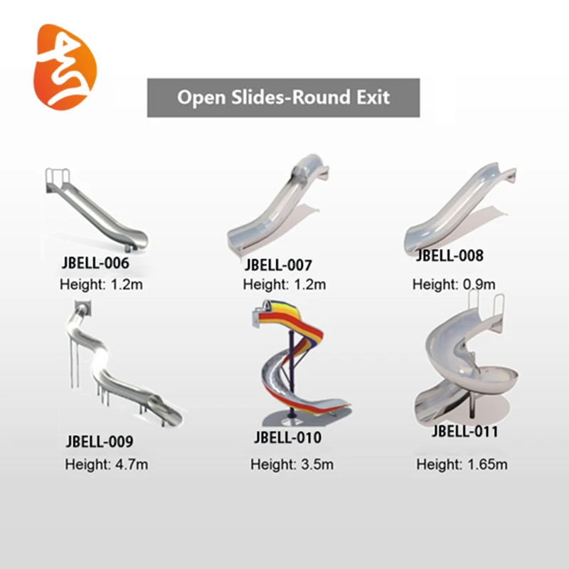 Factory wholesale huge kid toys sport outdoors play game, stainless steel children big slide outdoor playground price