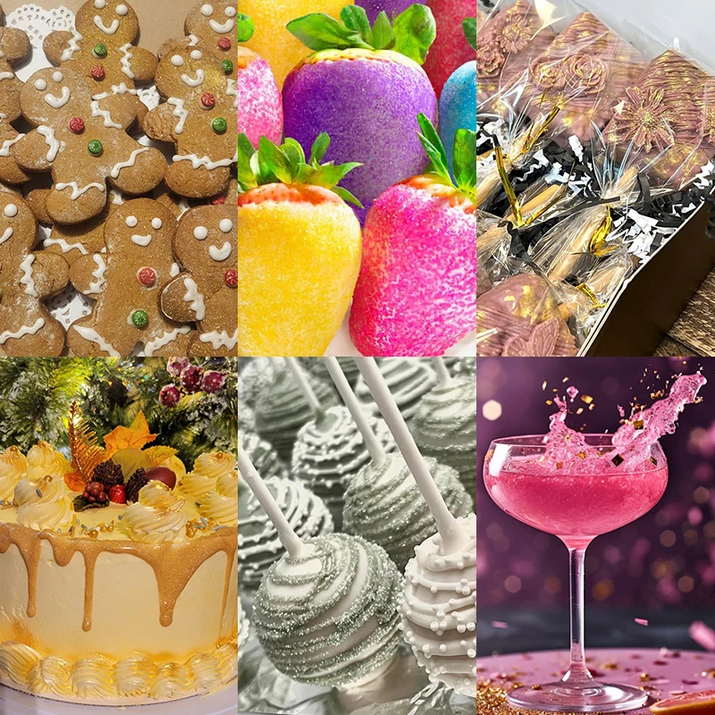 Cake Powder Edible Food Ingredients Macaron Chocolate Decoration Edible Luster Dust