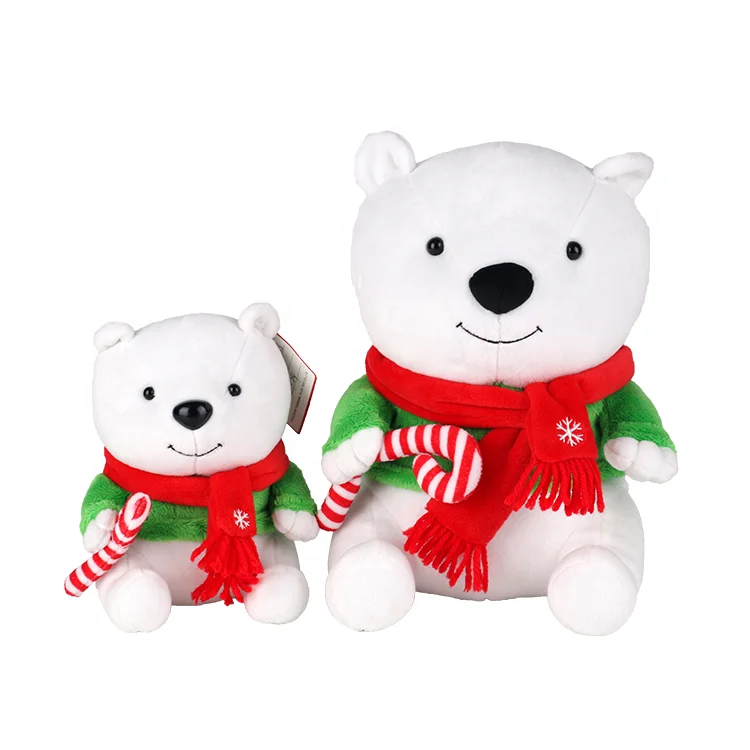 Custom Stuffed Animals Bear Christmas Decoration Soft Plush Toy Manufacturer