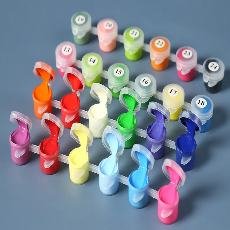 Animals Paint by Numbers DIY Paint by Numbers Cat Wolf Birds Rabbit Oil Painting Set Home Decor Wall Decor Adult Gift Artwork