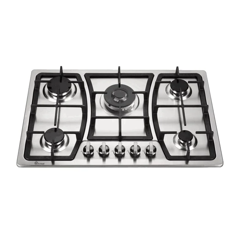 Best Kitchen Appliance Gas Cooking Range Blue Flame 30 inch Stainless Steel Gas Stove 110V NG Use  Gas Cooktop