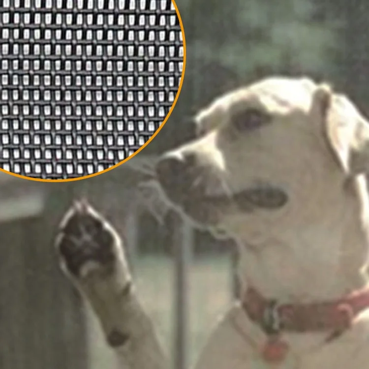 Сетка для собак и кошек Полиэстеровая сетка с ПВХ покрытием защита лап от насекомых