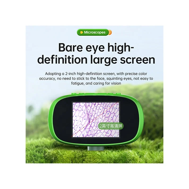 Handheld 2 in One Microscope Telescope Kit School Science Fun Educational Gift For Kids