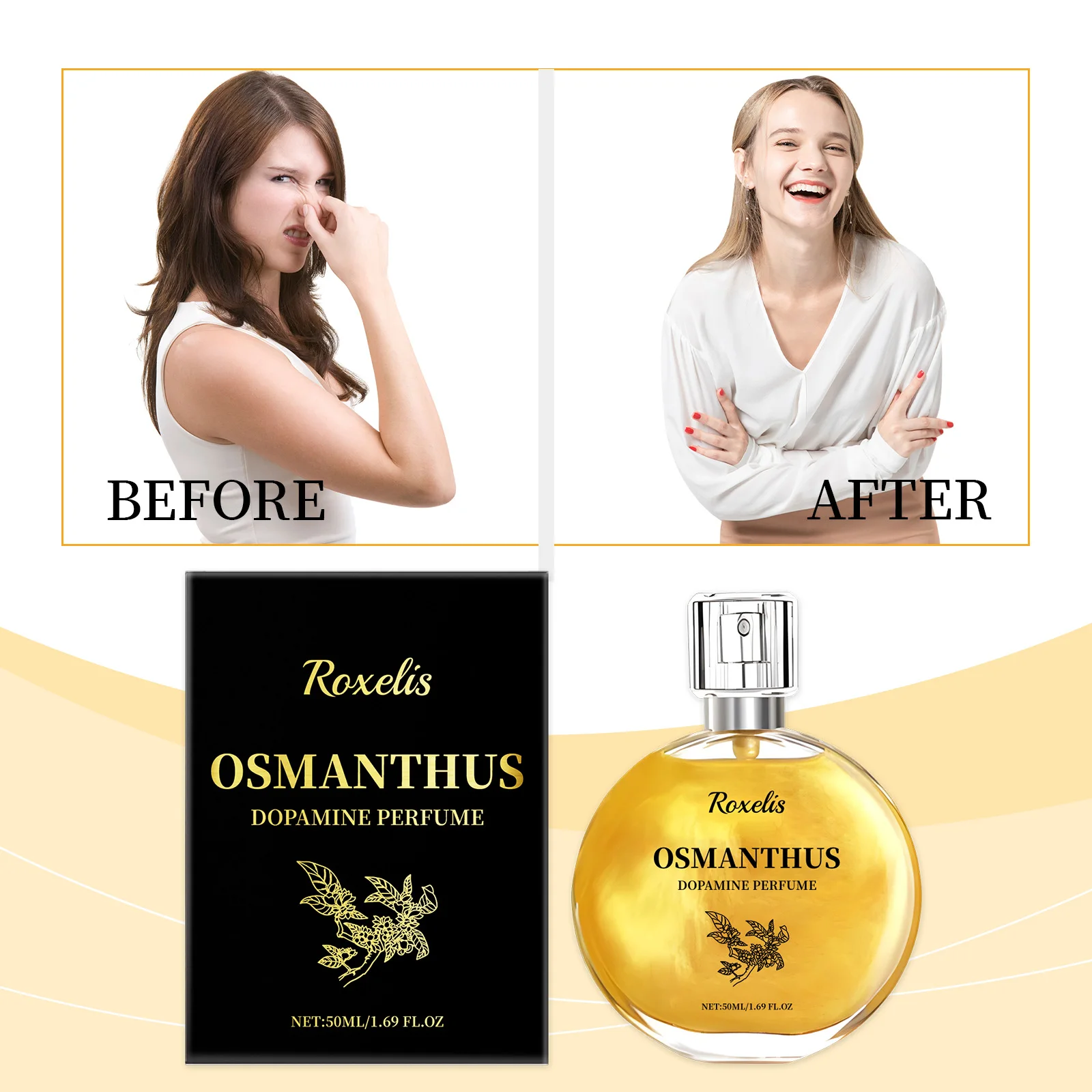 Roxelis Floral Perfume Lasting Osmanthus Fragrance
