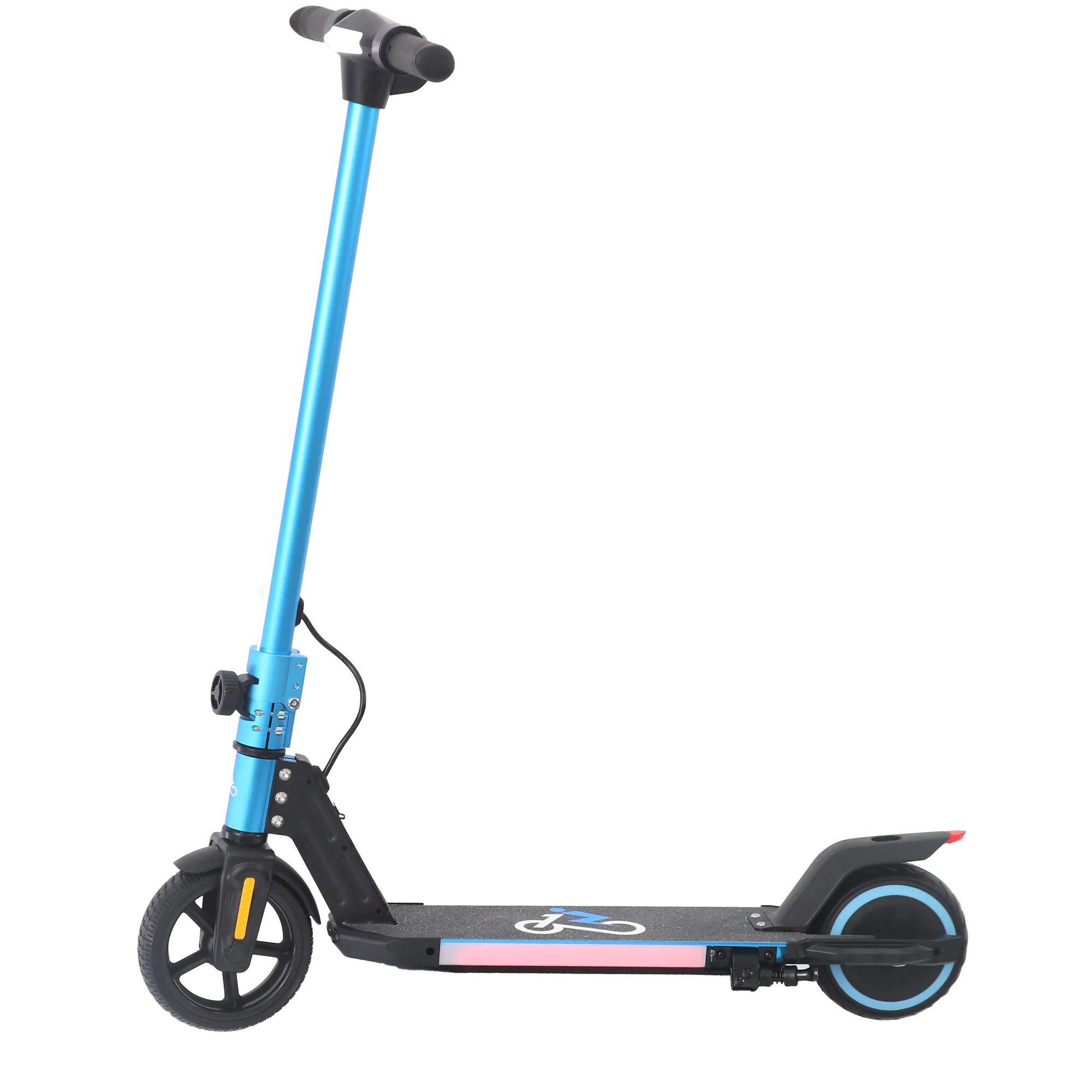 Emoko 6.5 Inch Kick Scooter Kids MAX Speed 16 km Brake Throttle LED Lights Solid Tyre A43 Sensor Electronic Scooter Boys Girls