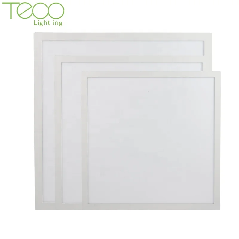 CE RoHS 3000K 4000K 6000K 3 color temperature dinning office flat square led panel lamp