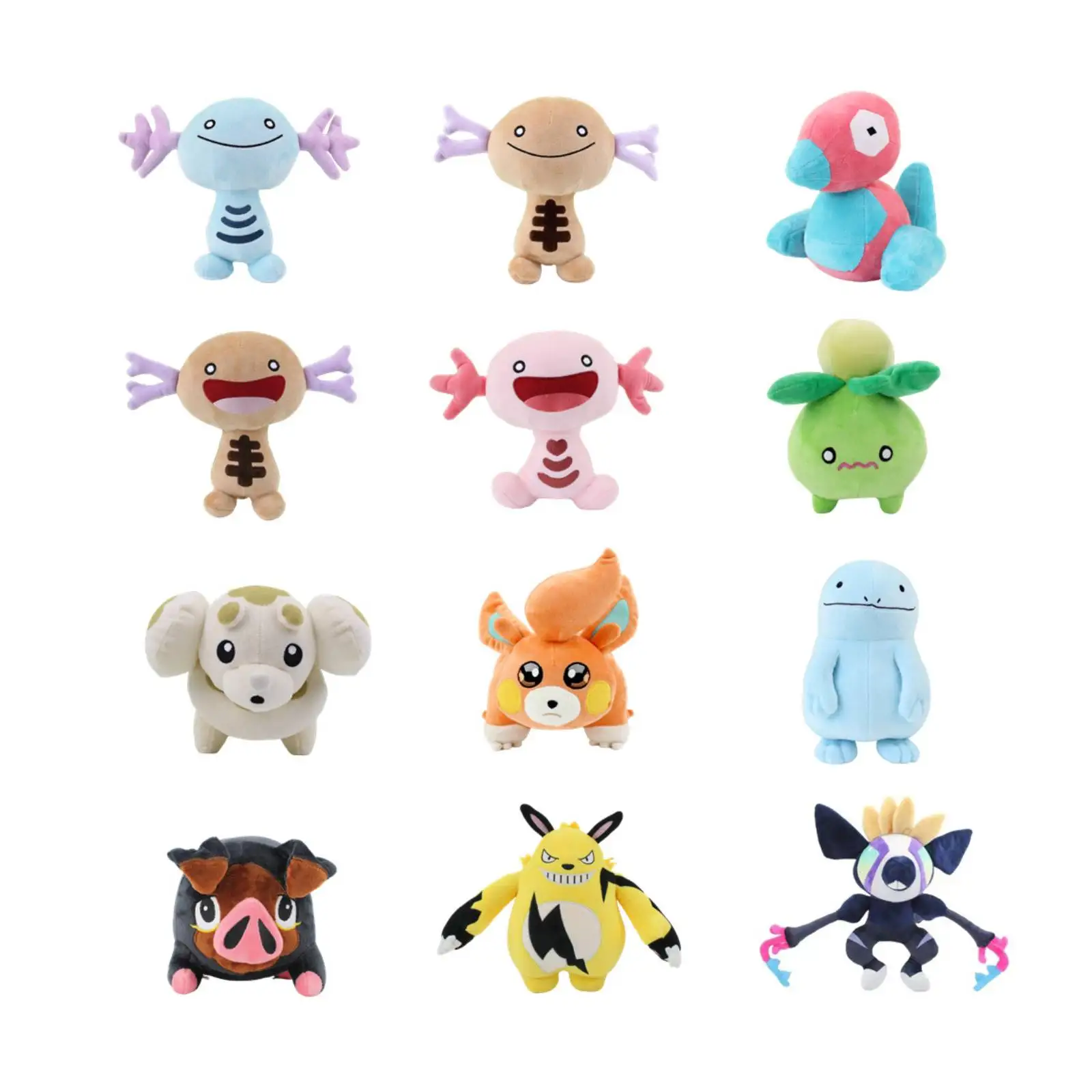 HL Ready To Ship New designs products wholesale 13 style cute pokemoned plush toys Stuffed Plush Pikachu for Kids Birthday Gift