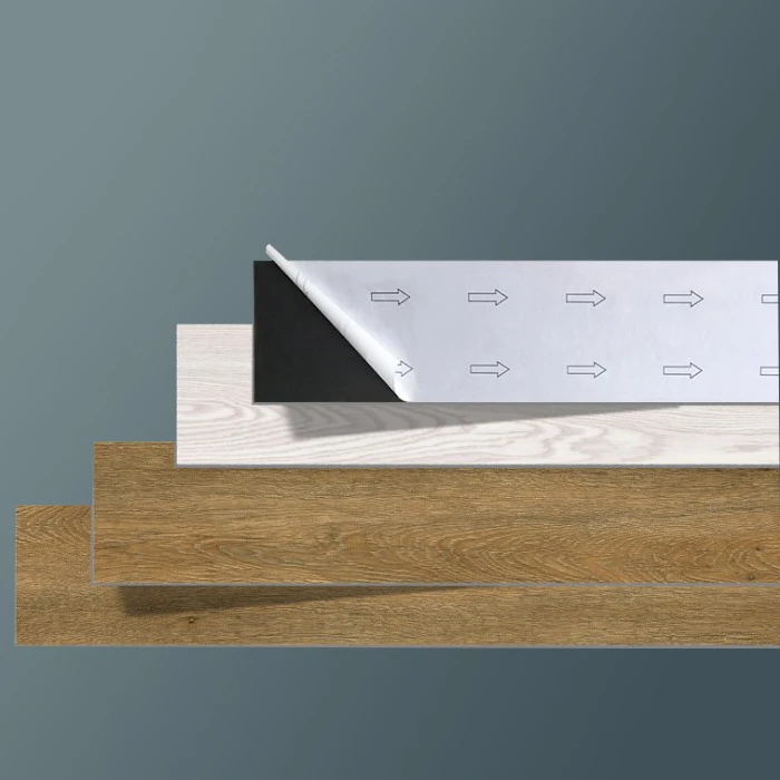 Study Self Adhesive Temporary Wood Vinyl Flooring Carton Graphic Design Smooth Modern Grain Indoor Waterproof Plank Pvc 5 Years