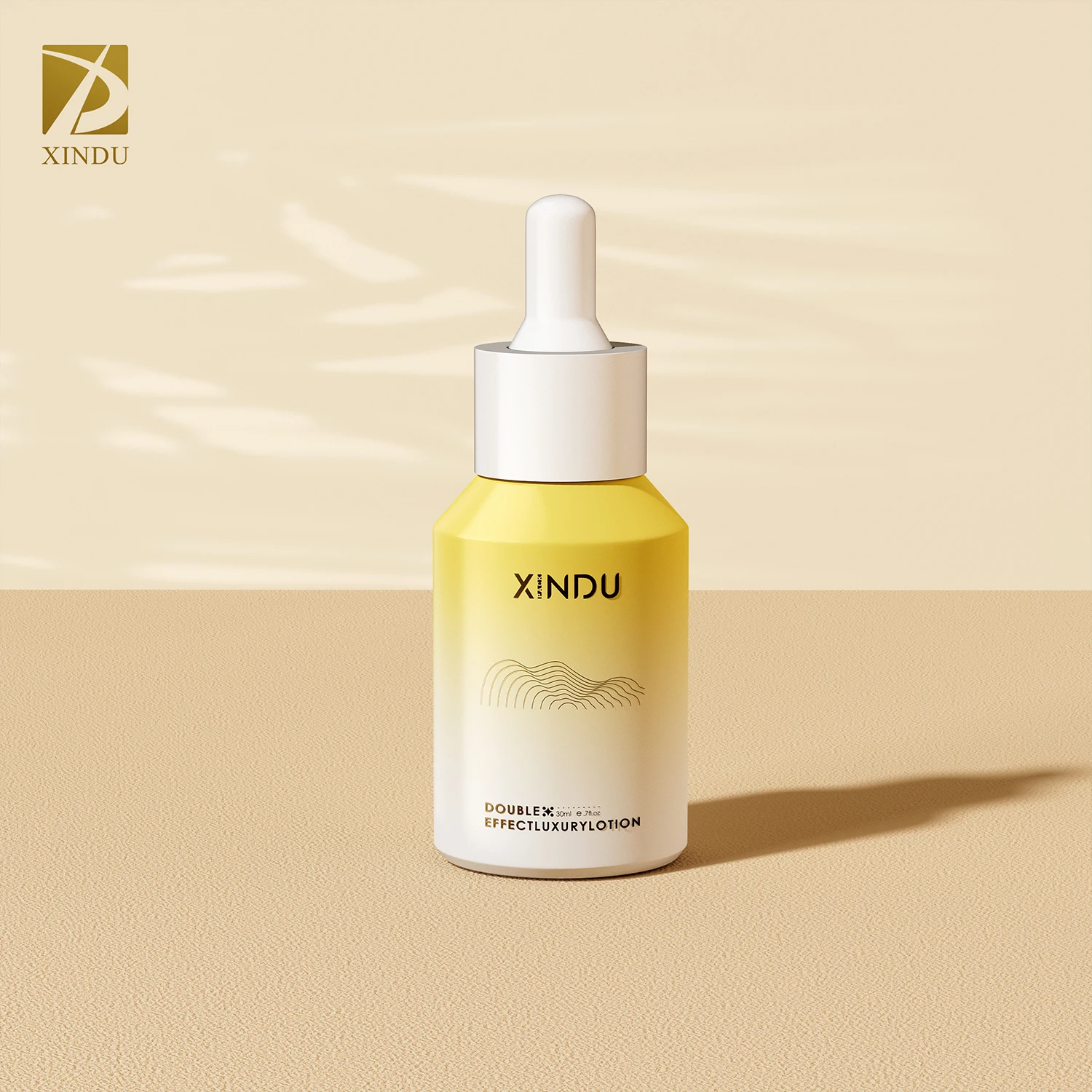 glass bottle with dropper 60ml 30ml for custom dropper bottle packaging Face Serum Slanted shoulder Bottle