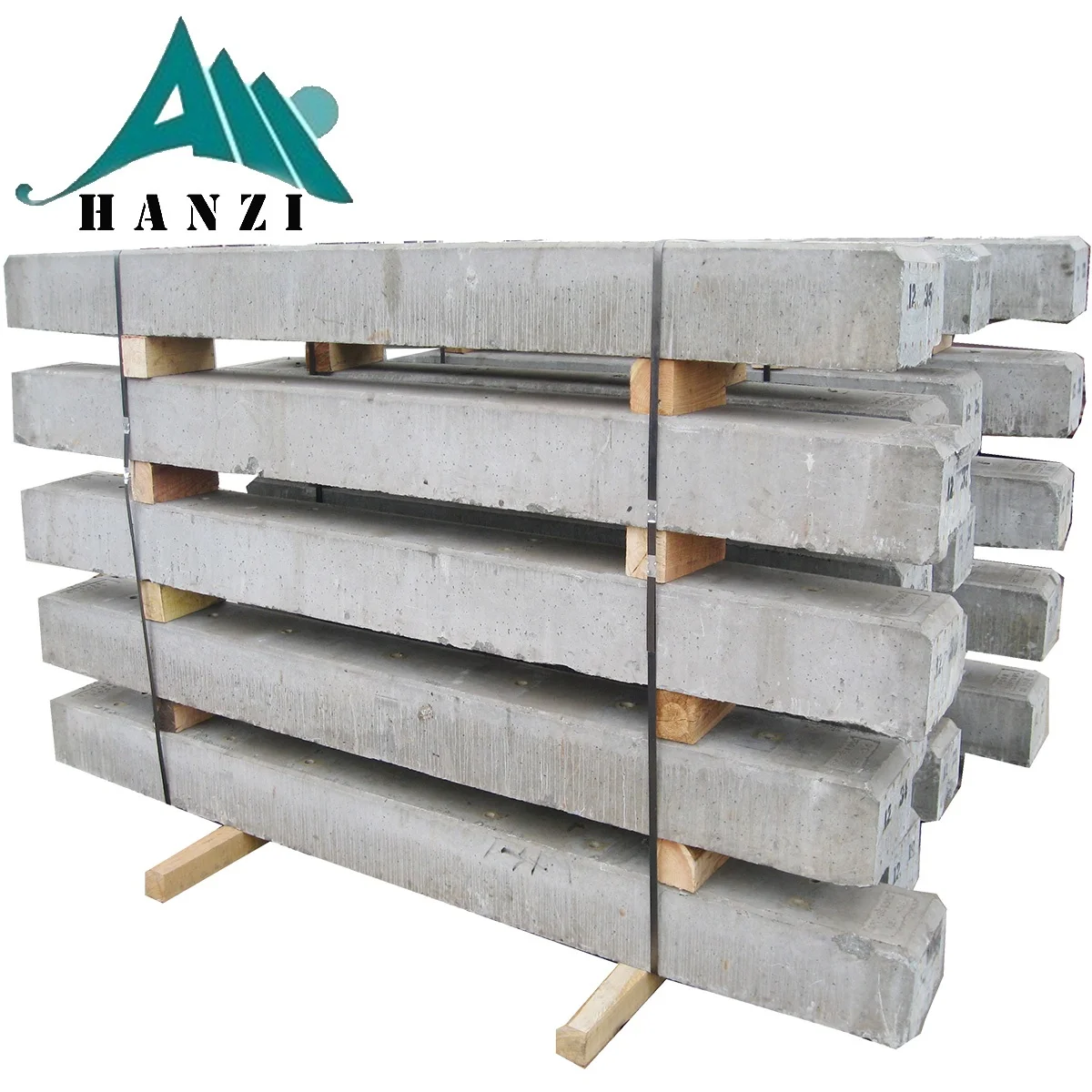 Steel Rail Concrete Sleeper For Railroad Railway