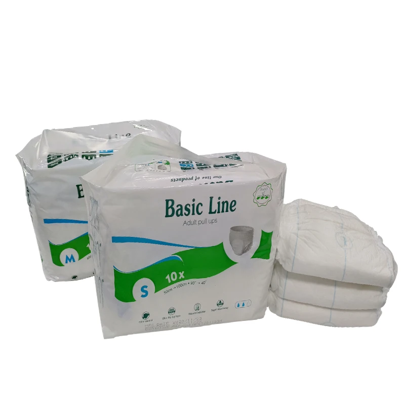 Wholesale Price  Hot Selling Hospital Disposable Ultra Thick Comfort Adult Panties Diapers OEM Customized China Nateen