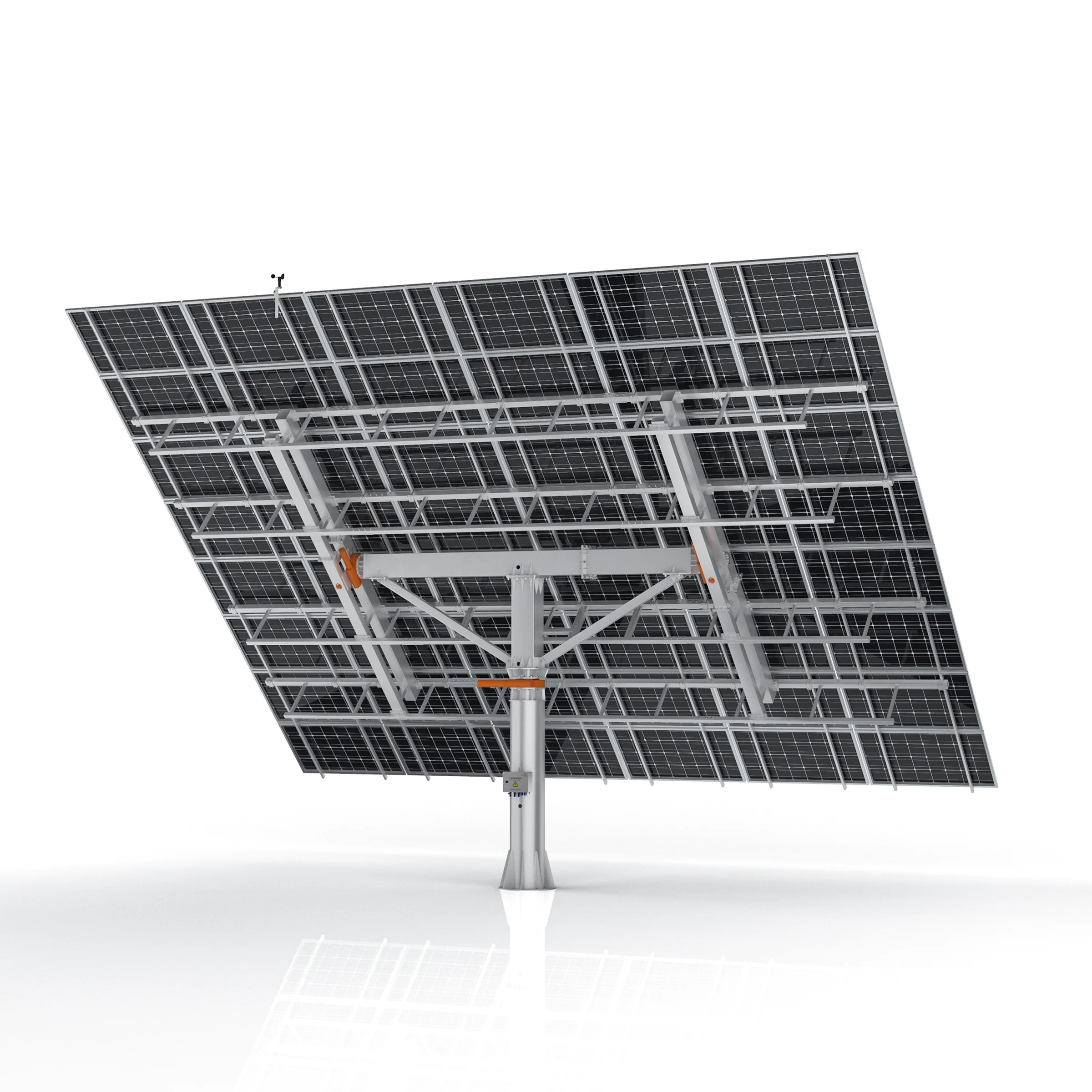 18kw solar tracker dual axis solar tracking system sun tracker sun tracking system solar panel tracker for 48 unit solar panels