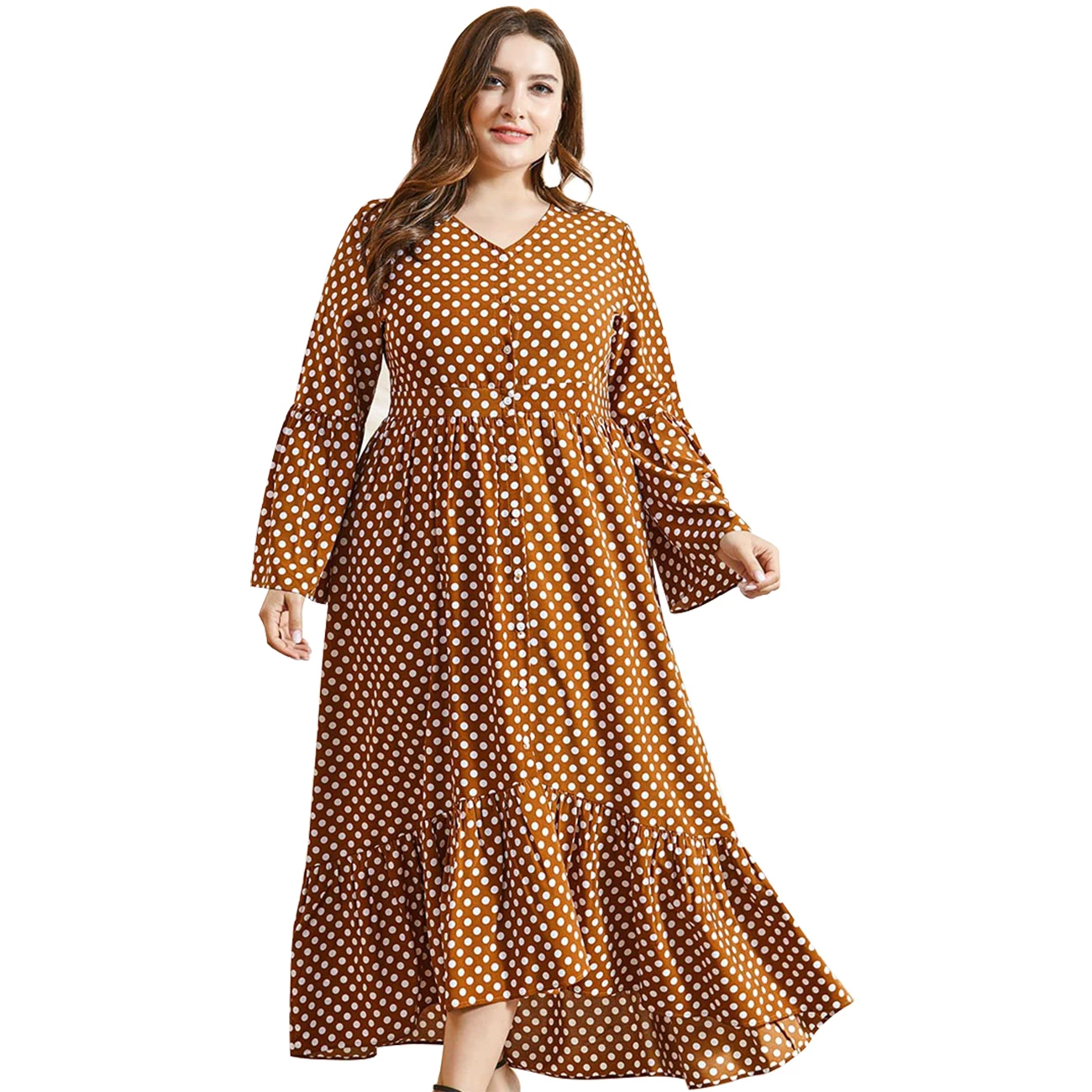 
wholesale Lounge Wear pleated Kaftan Abaya Plus size Muslim dress Abaya 
