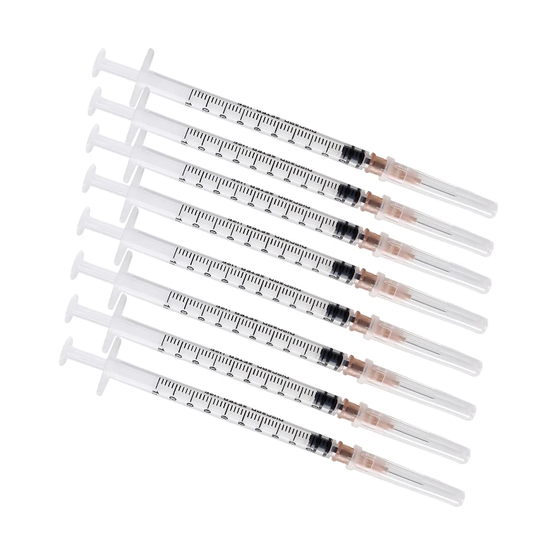 Medical Custom Printing Plastic Disposable 1 Ml Syringe