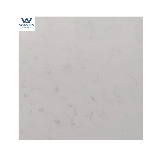 Artificial cararra white quartz kitchen countertops benchtop vanity stone surface