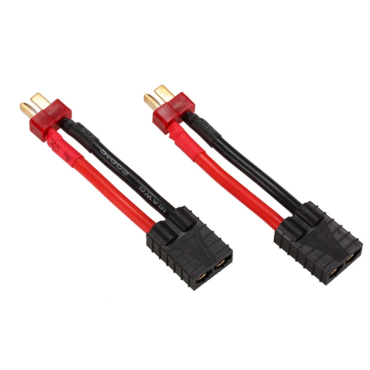 Женский TRX to Deans Стиль T штекер ультра-адаптер кабель провода жгут 12AWG 100 мм для RC Lipo батареи автомобильные