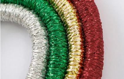 2024 New Design Christmas Rainbow Ornament Rainbow Wall Hanging Decor Pendant Handmade Cotton Car Air Freshener