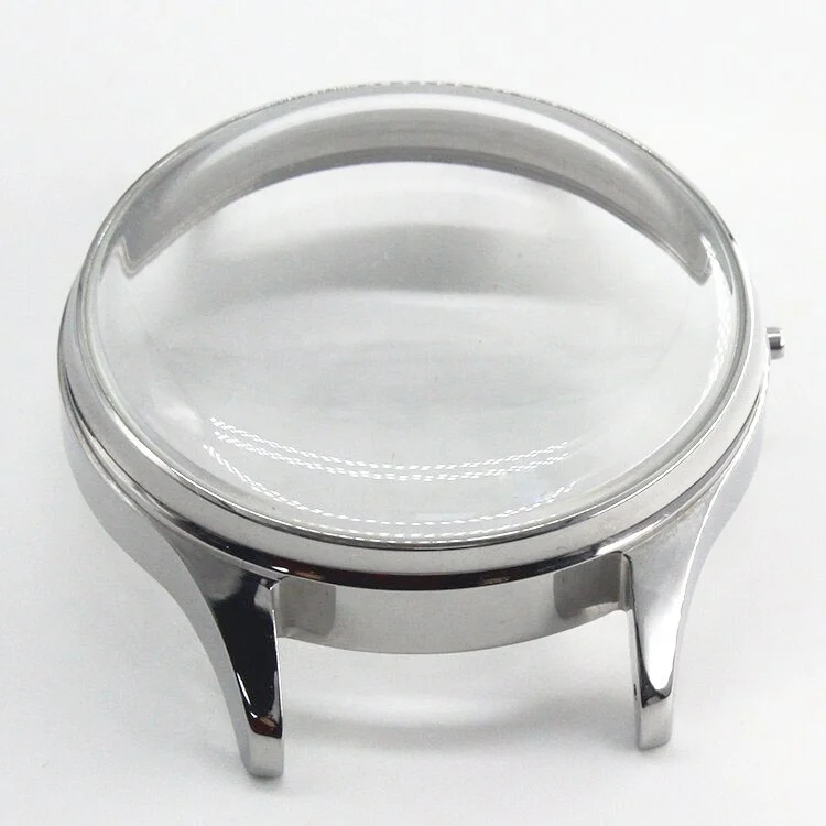 42mm Silver 316L Stainless Steel Wrist Watch Case Fit ETA 6497/6498 Seagull ST3600/3620 Movement SW200 nh35 nh36 ETA2824