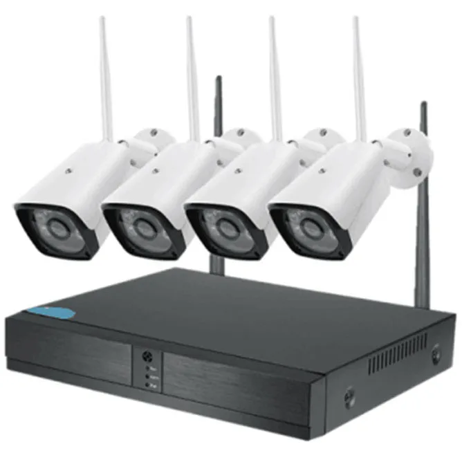 Best selling POE NVR Kits 4CH1080p  Home Video Surveillance Cameras System H.265 POE NVR plug and play