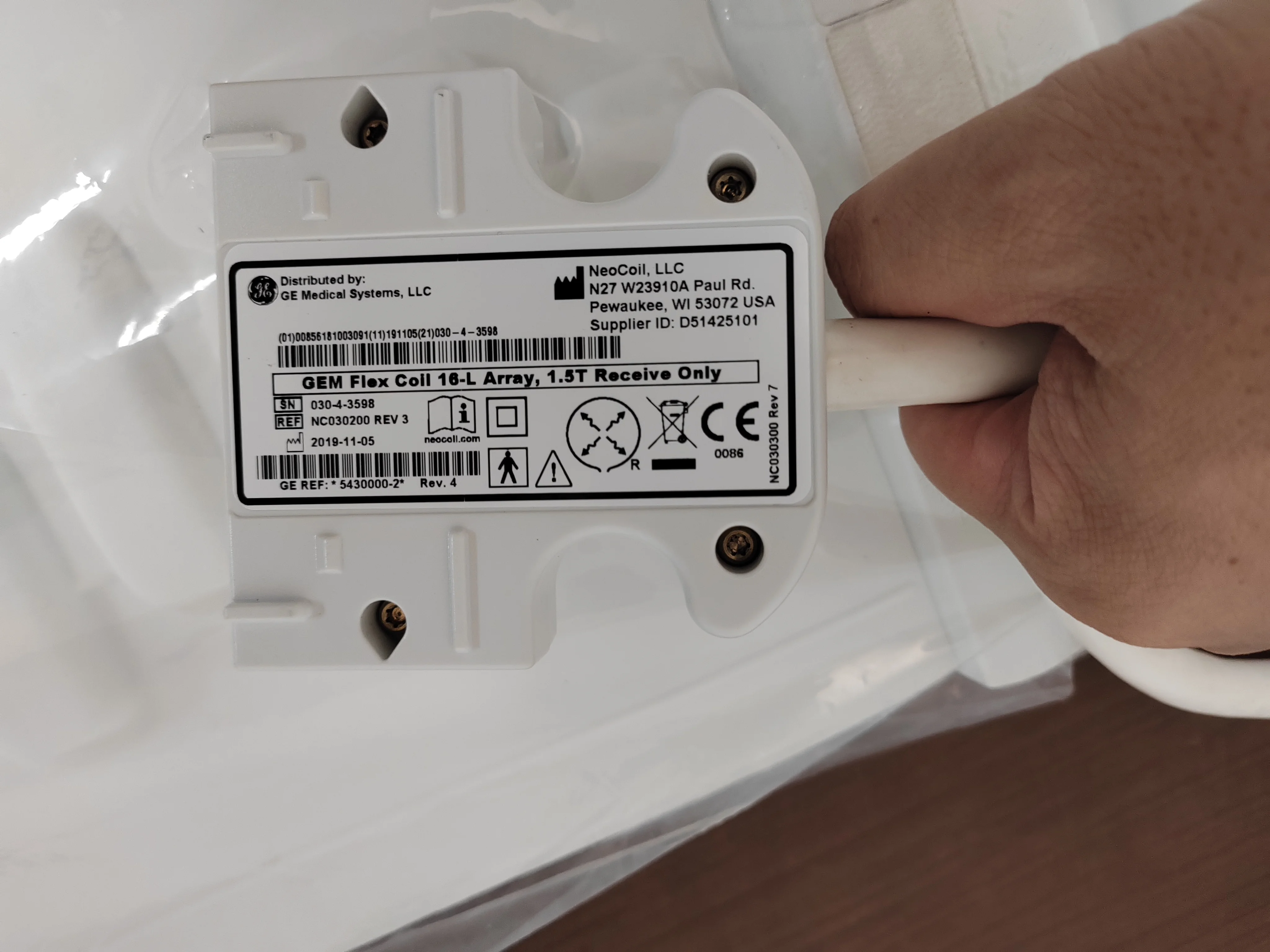 Geometry Embracing Method Flex Coil 16-L Array 1.5T Receive 5430000-22 5430000-2  for GE MRI