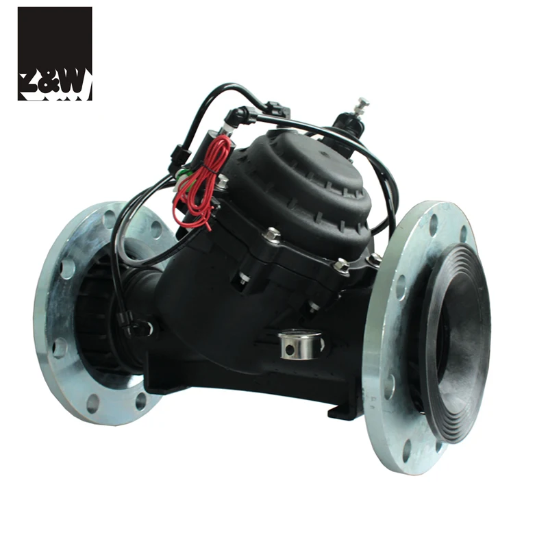 5 inch plastic Solenoid valve DN125 for irrigation on/off switch auto control smart intelligent  PA66 Glass filled nylon