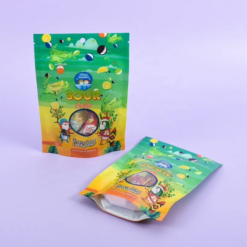 3.5g Mylar Bag Stand Up Pouch Matte Zipper Bag Moisture Proof Mobile Phone Data Cable Packaging Bag Three-sided zippered Pouch