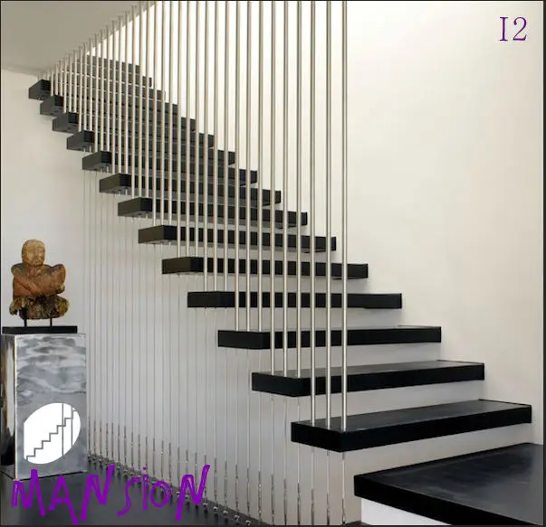 
Solid Wood Stair Kit Floating Stairs 