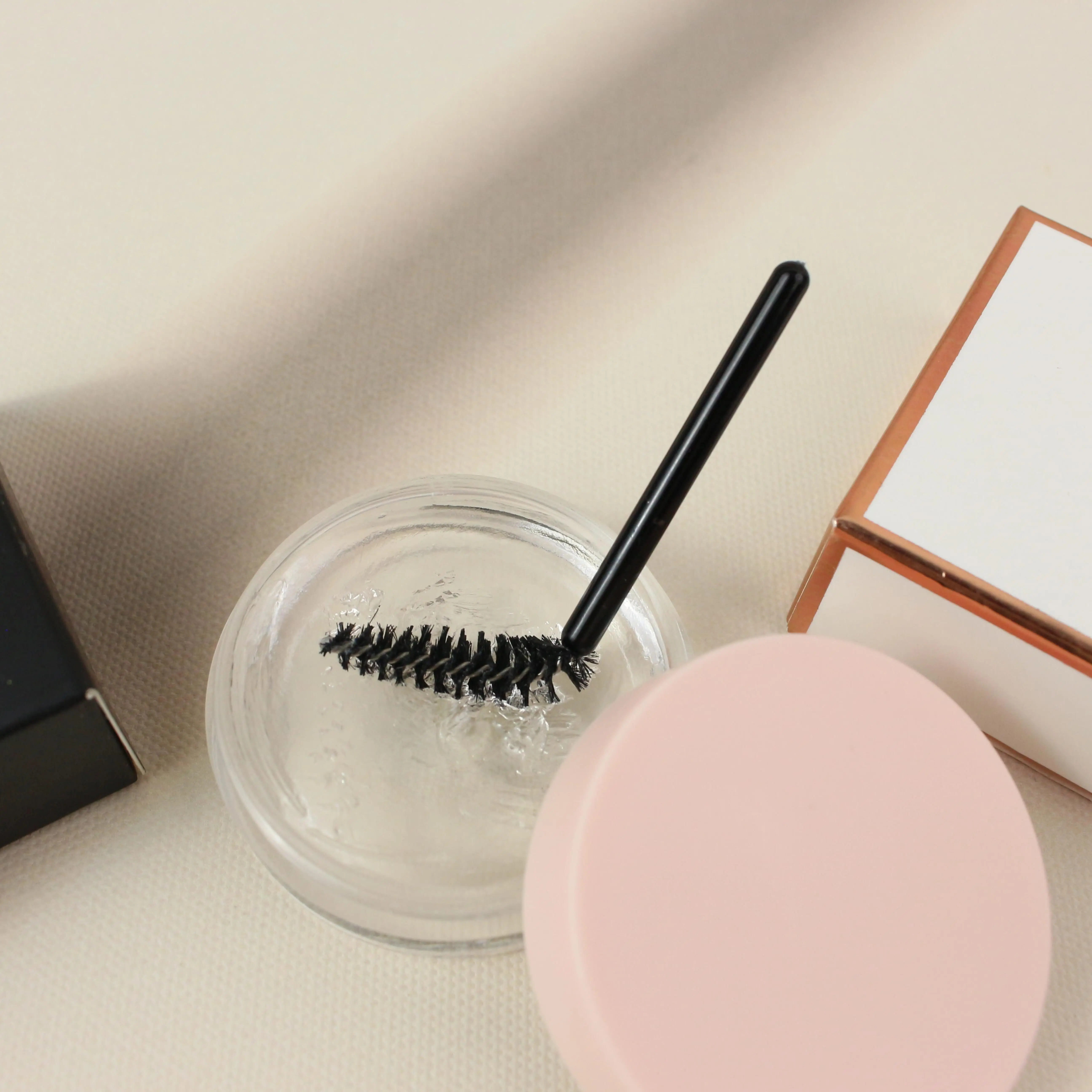 Private Label Makeup Vegan eyebrow styling freeze wax gel eyebrow soap vegan clear eye brow gel wax soap with brush brow wax gel