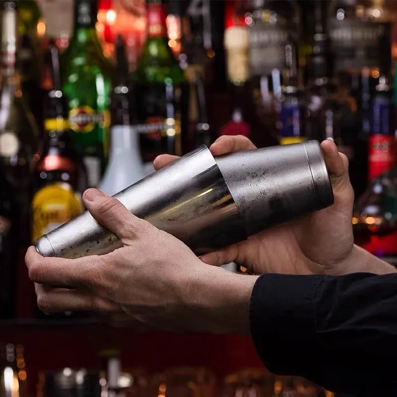 Stainless Steel Bar Tools Wine Drink Bartending Wine Accessories Barware Mixer Martini Boston Shaker Cup