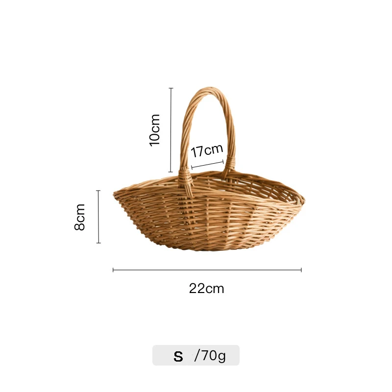 wholesale price wicker craft basket handmade willow baskets for fruit food