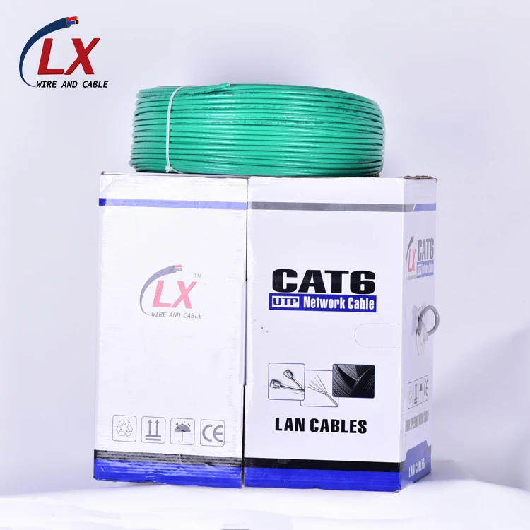 China Wholesale price  0.57mm 23 AWG 8 core Pure Copper network Category 6 CAT6 FTP cable with PVC Jacket