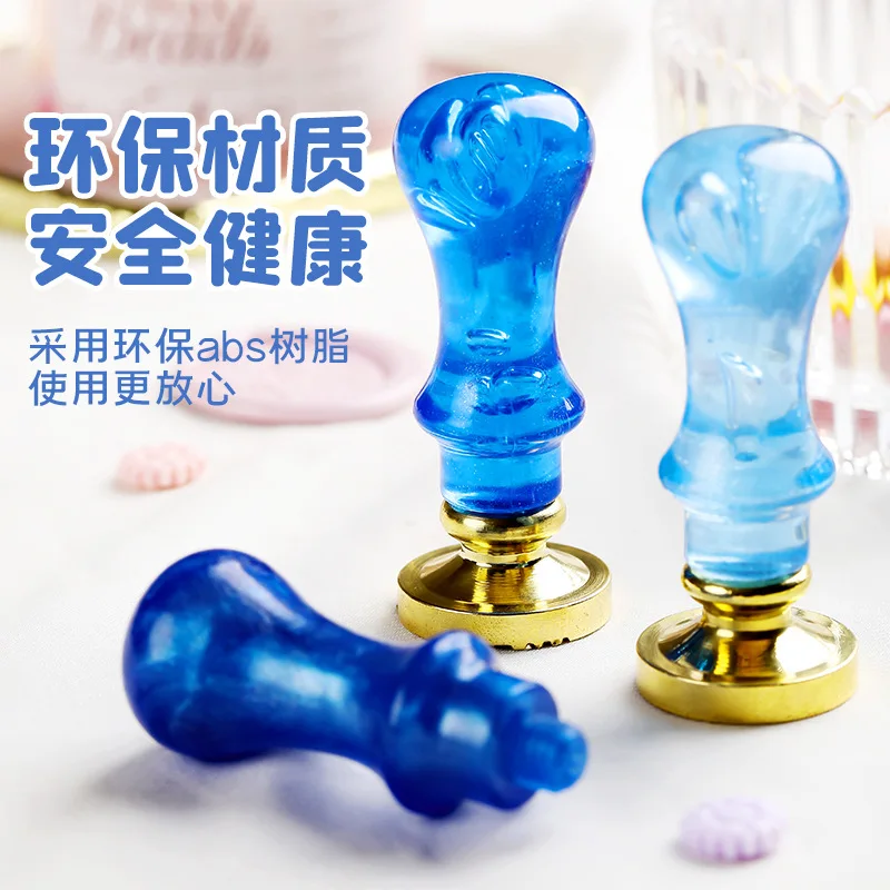 New Most Popular Wax seal handle, Color Art Wooden Handle Wax Sealing Stamp For Art Studio Supplies