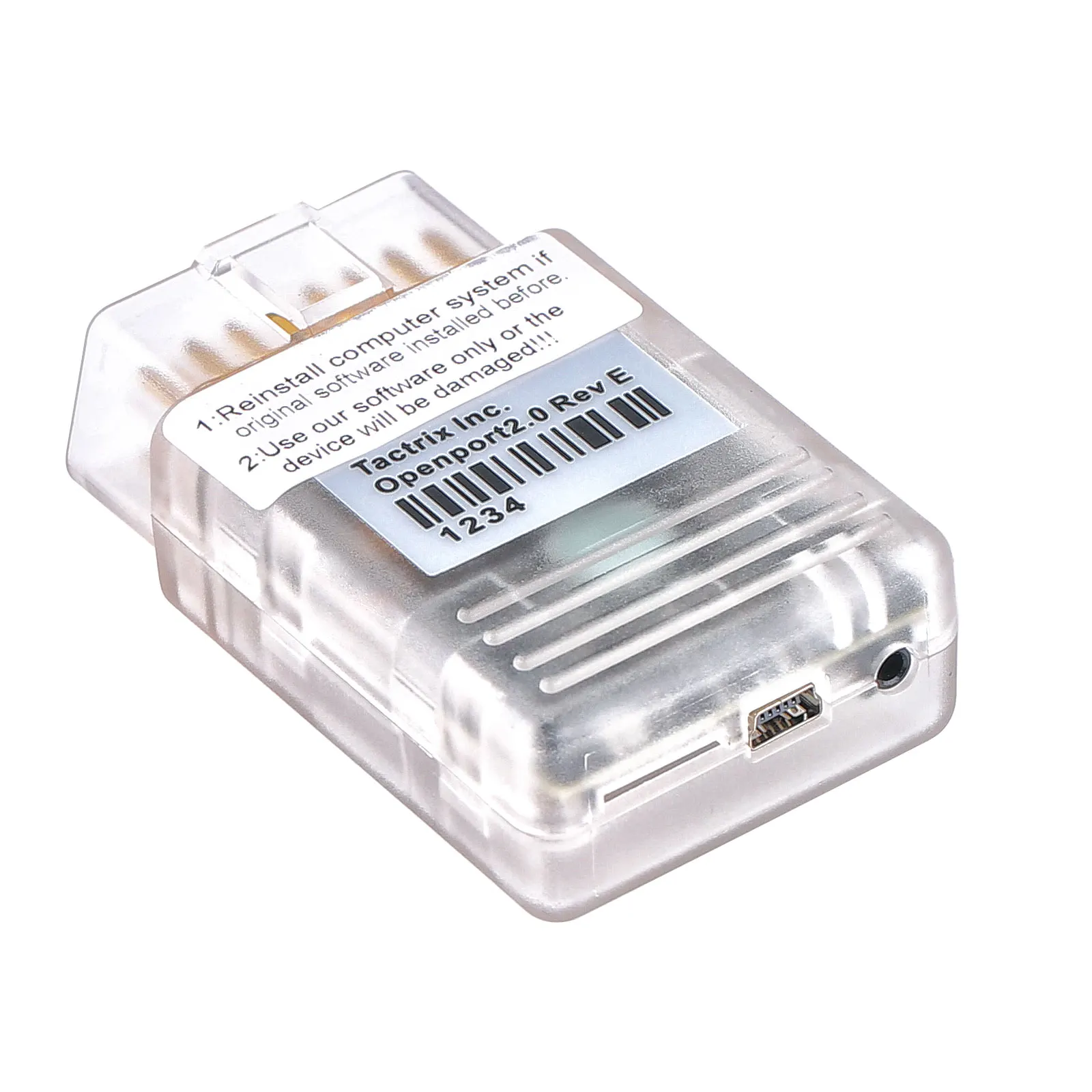 2022 Full Chip Version Tactrix Openport 2.0+ECUFLASH ECU Flash Cable J2534