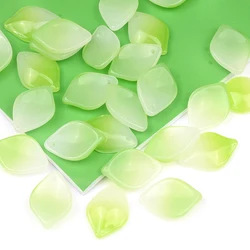 Colorful Petals Shape Lampwork Beads The Three-dimensional Shape Glass Beads Hairpin Handmade DIY