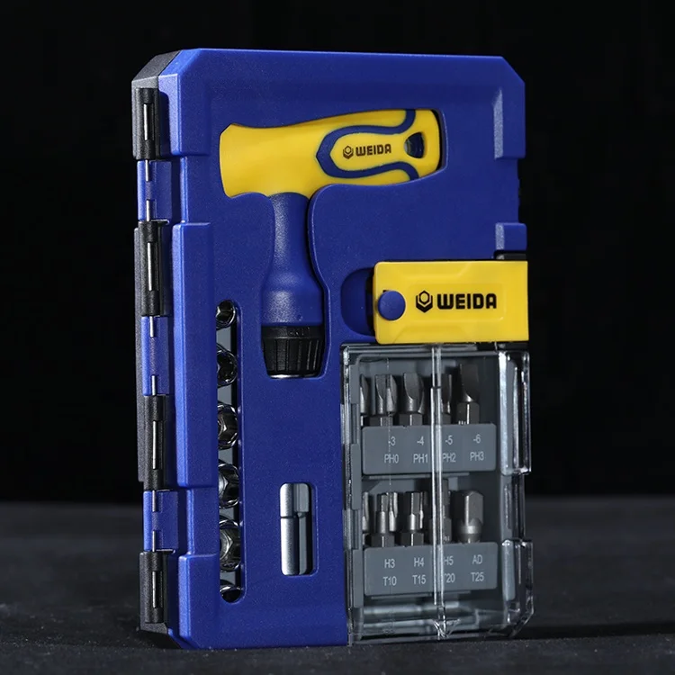 Набор торцевых гаечных ключей Maxpower 24 шт. 1/4 дюйма и насадок с удлинительной штангой