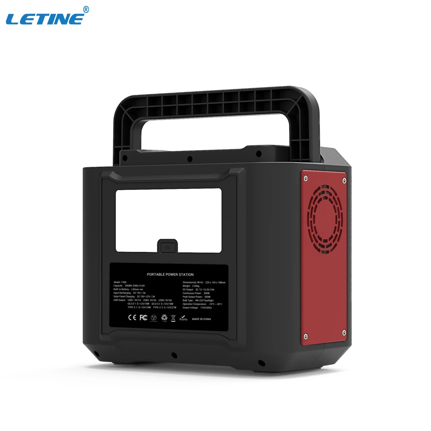 Цены по прейскуранту завода-изготовителя дешевая все в одном мини электростанция для наружного использования T300 300W 296Wh Портативный Power Bank электростанции