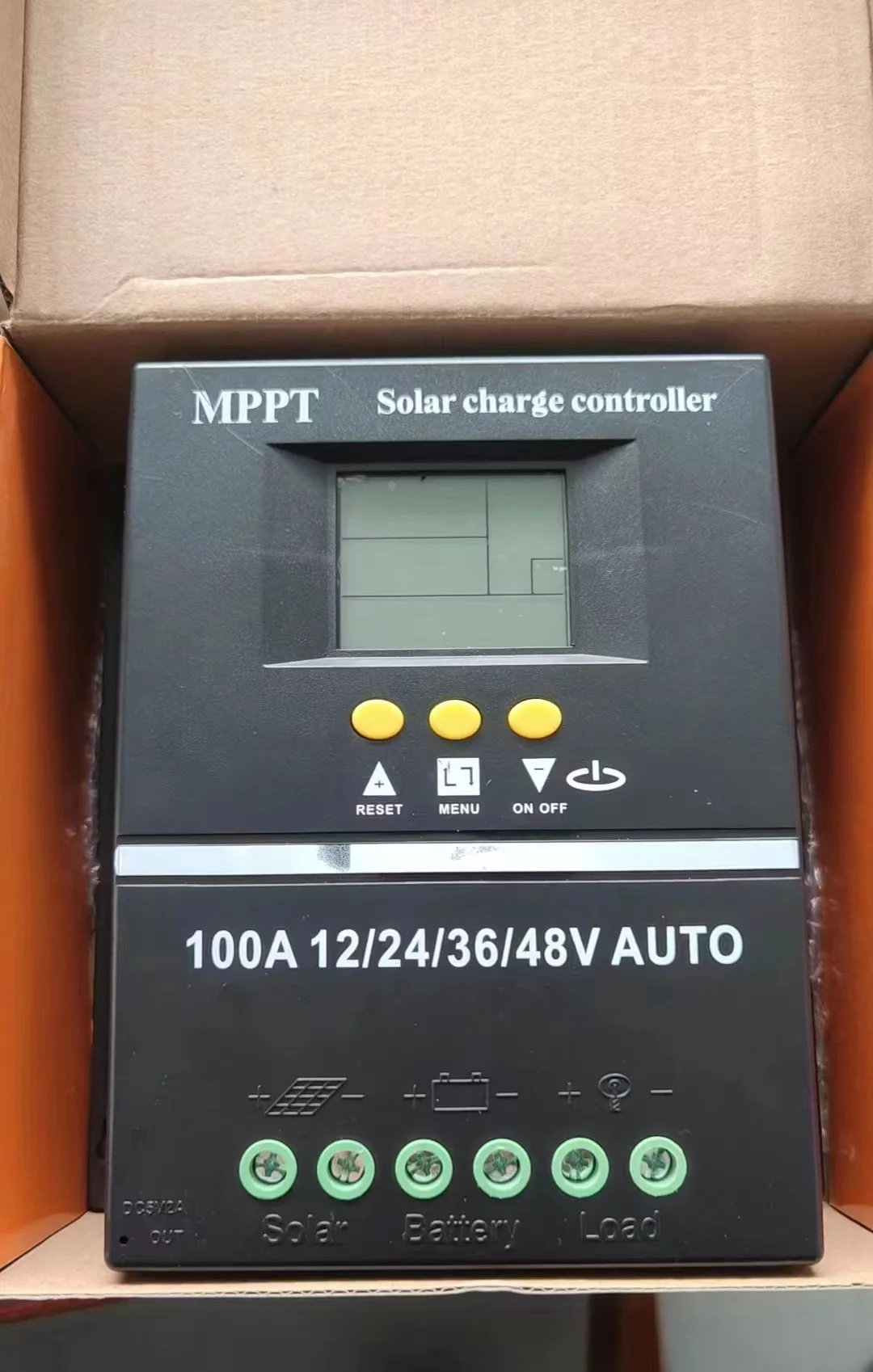 MPPT PWM 100a 12v 24v 36v 48v автоматический контроллер солнечного заряда солнечное Pv зарядное устройство с Lcd &