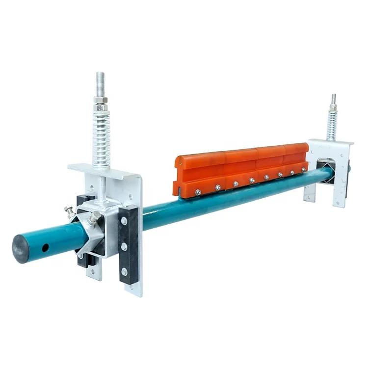 Secondary polyurethane belt cleaner blade cement conveyor cleaner