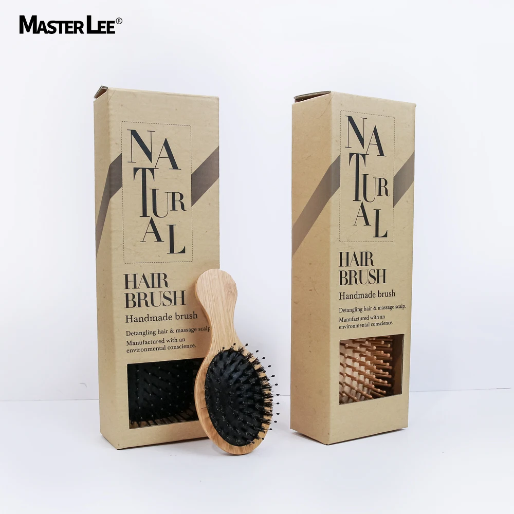 Popular Paper Box Comb Brush Box Craft Paper PVC Window Paper Pakcgings Custom Logo Design