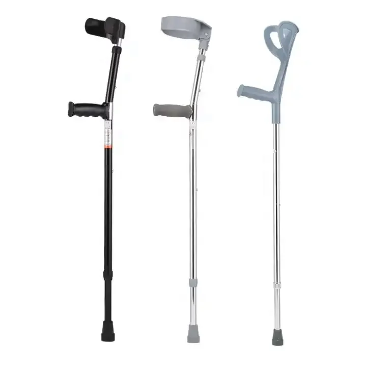 Nursing Elderly Free Canes Gun And Rubber Snake Head Alpine Walking Stick Ferrules With Light