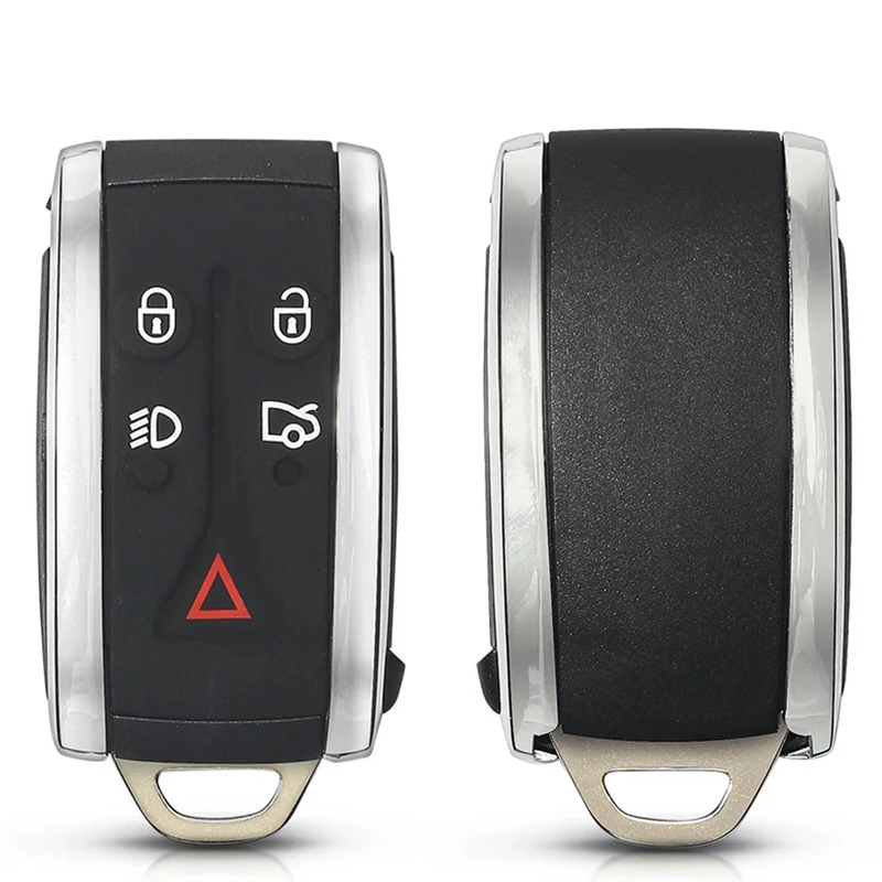 For JAGUAR XF 4+1button FSK433MHz Smart Remote Key PCF7953A HU101 5 Buttons